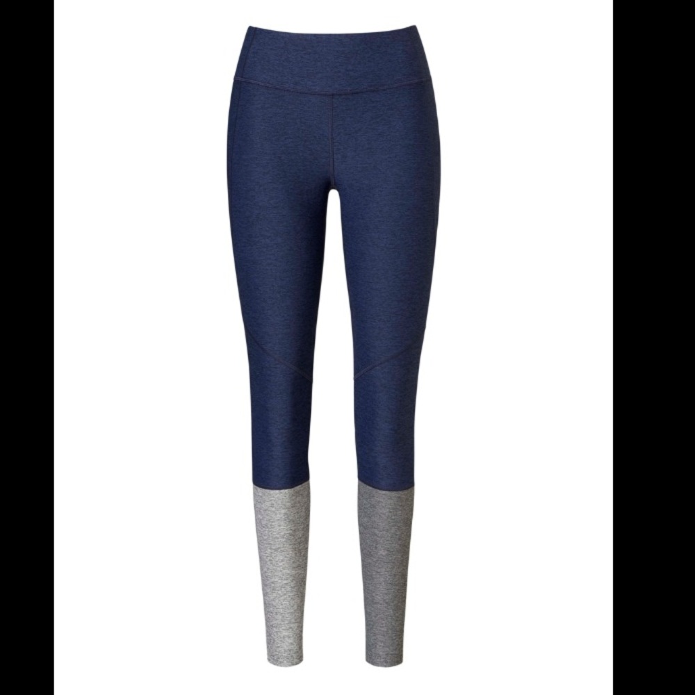 Outdoor Voices x allbirds Collab Dipped Tri Color Leggings Blue Womens XS
